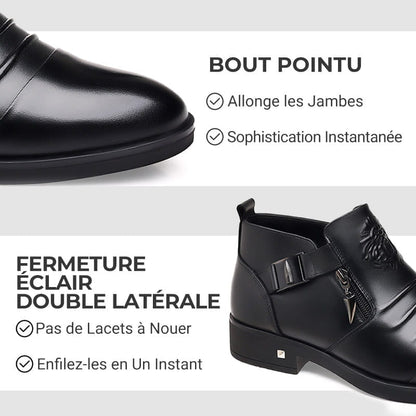 VÉLORIX™ – Bottines Homme en Cuir Premium