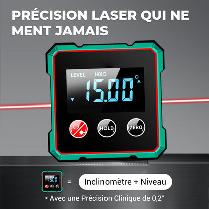 ProAngle™ – Détecteur d’Angle Numérique Magnétique avec Laser Électronique