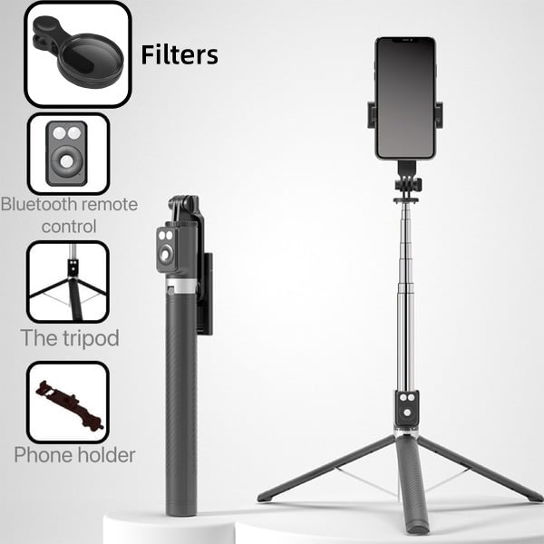 Virexa™ - Perche Selfie Trépied Bluetooth
