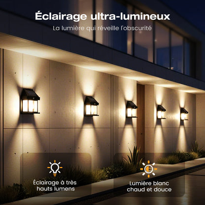 Tungara™ – Applique solaire murale avec détecteur de mouvement