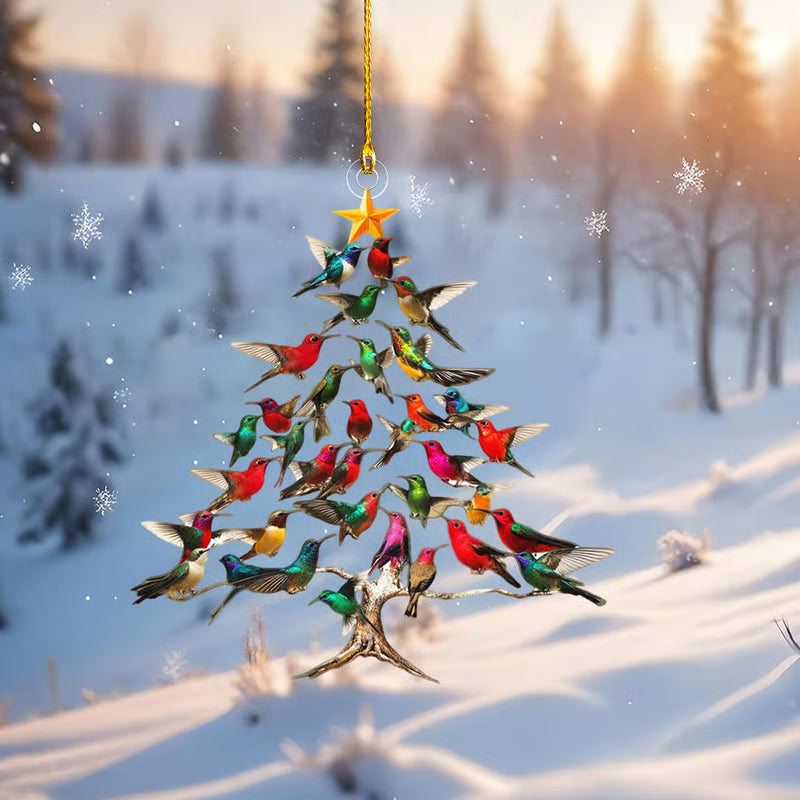 Lunavia™ Cristal Oiseau de Noël – Un symbole étincelant de chaleur et de convivialité ✨