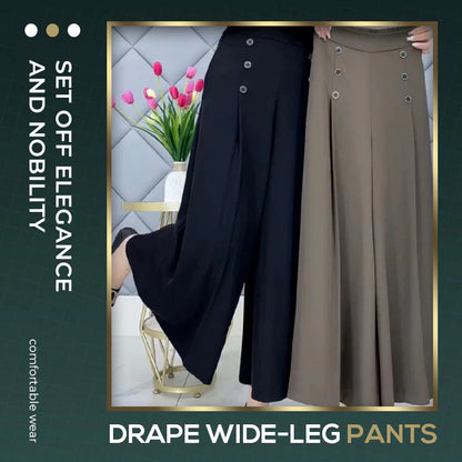 Élancia™ Pantalon Large Plissé Confort