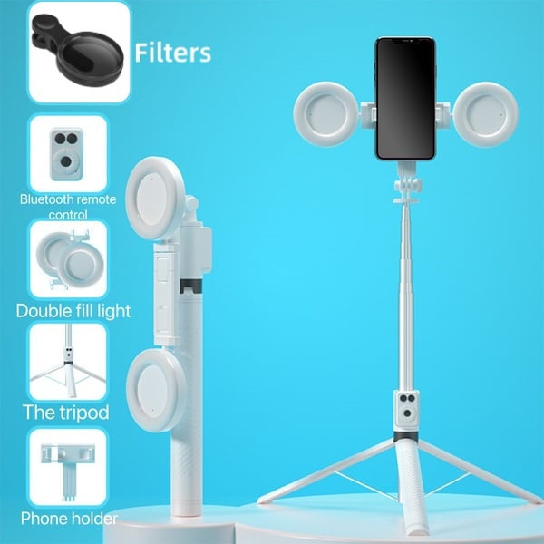 Virexa™ - Perche Selfie Trépied Bluetooth