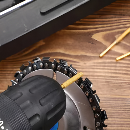 SharpEZ™ – Affûtage Rapide et Facile de votre Chaîne de Tronçonneuse