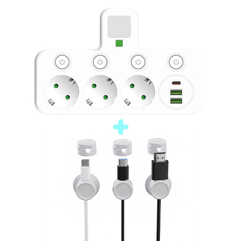Nexora™ SmartPower Hub avec USB et veilleuse