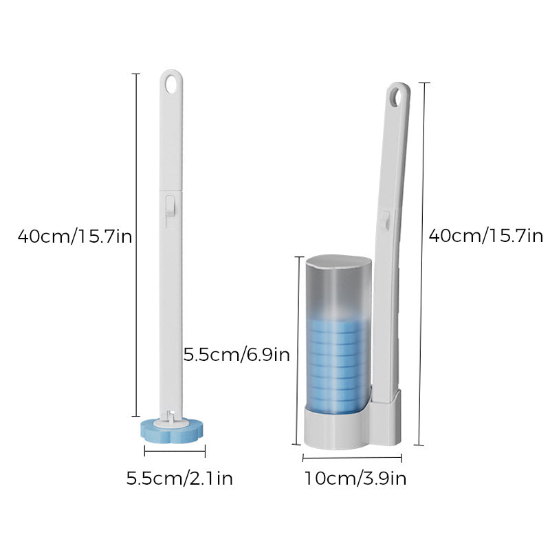 PureLavo™ - Kit de Brosse WC avec Éponges Jetables