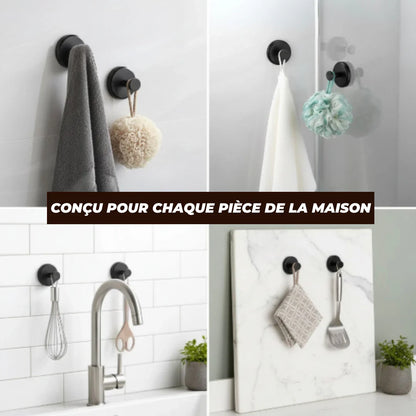 Fixelo™ Crochets à Ventouse – Installation Sans Perçage & Maintien Fiable