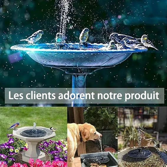 Aquasolys™ Fontaine Solaire de Jardin – Élégance Naturelle