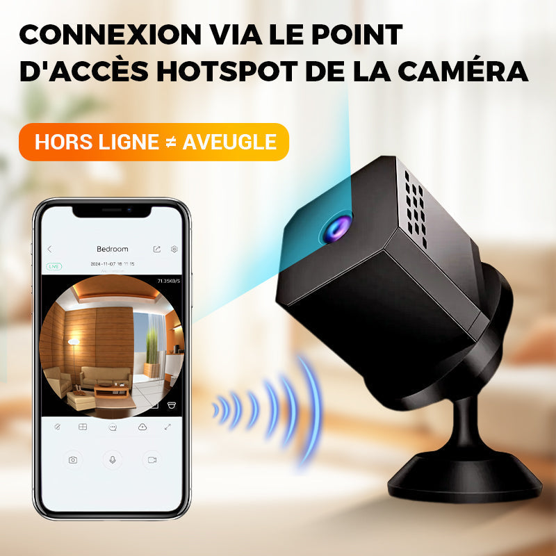 Nexyra™ - Caméra Intérieure Connectée HD – Surveillance Discrète et Intelligente