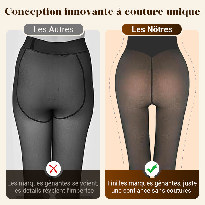 VeluraFrost™ – Collants d’hiver effet transparent & chaleur discrète