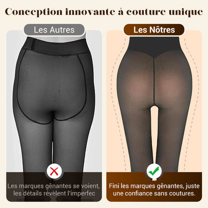 VeluraFrost™ – Collants d’hiver effet transparent & chaleur discrète