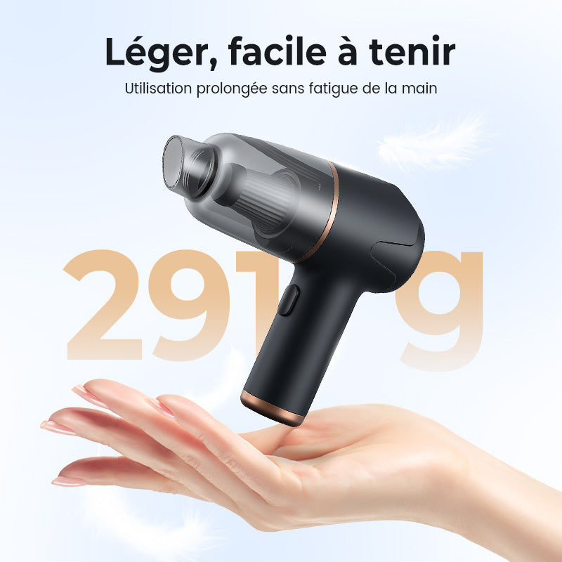 VentoClean™ – Aspirateur Sans Fil 3-en-1 Compact pour Maison & Voiture