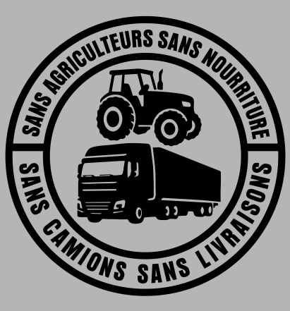 AgriVoix™ – Autocollant Vinyle “Sans Agriculteurs, Pas de Nourriture” | 1+2 GRATUIT