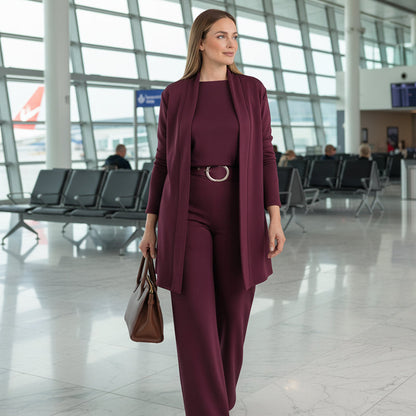 Allure - L'ensemble 3 pièces Y2K pour un style travail-chic