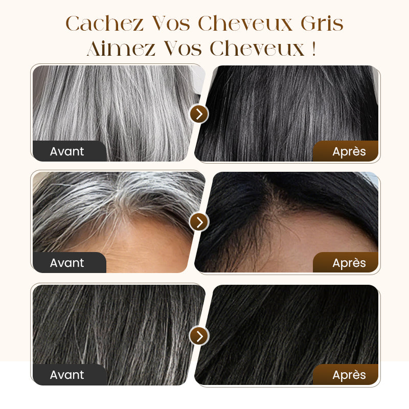 Grisello™ – Peigne Colorant Temporaire 2-en-1 pour Cheveux Blancs | 1+1 GRATUIT