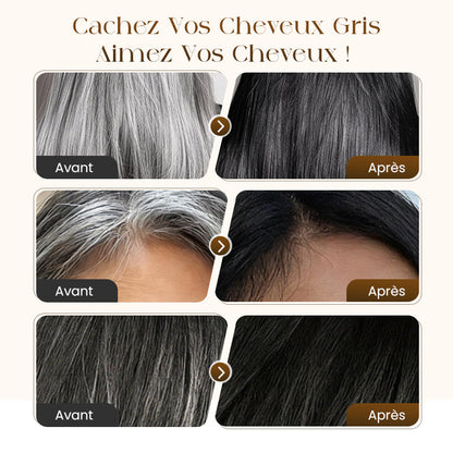 Grisello™ – Peigne Colorant Temporaire 2-en-1 pour Cheveux Blancs | 1+1 GRATUIT