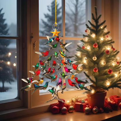 Lunavia™ Cristal Oiseau de Noël – Un symbole étincelant de chaleur et de convivialité ✨