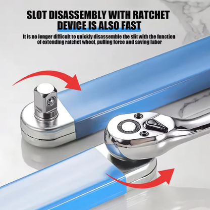 FlexiTorque™ – La Clé à Douille 2-en-1 Intelligente pour les Travaux en Endroits Difficiles d'Accès