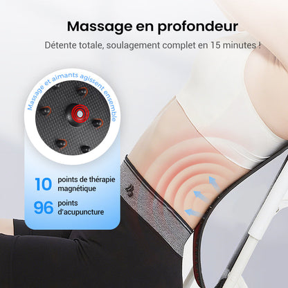 AlignaFlex™ – Appareil d’Étirement Lombaire avec Massage Magnétique