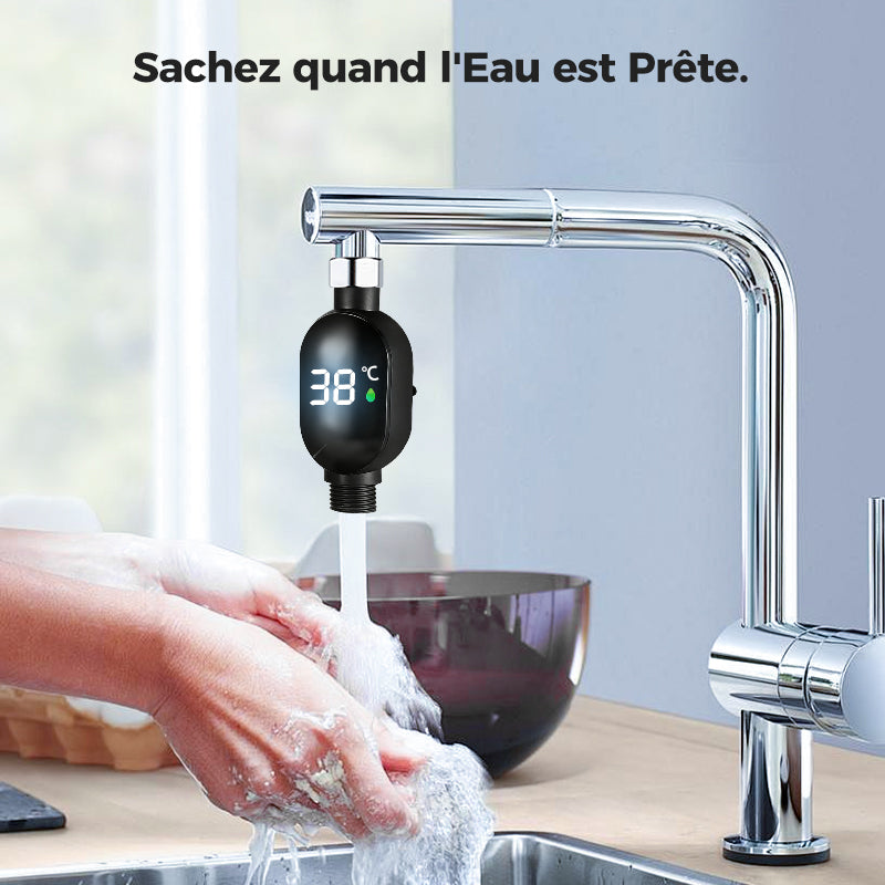 AquaLumo™ – Thermomètre de douche digital avec écran LCD rétroéclairé