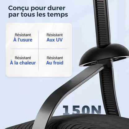 FixNyl™ – Attaches de Câbles Universelles en Nylon Haute Résistance
