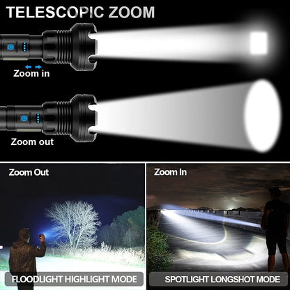 LumiNova™ – Lampe de Poche Tactique LED Haute Puissance