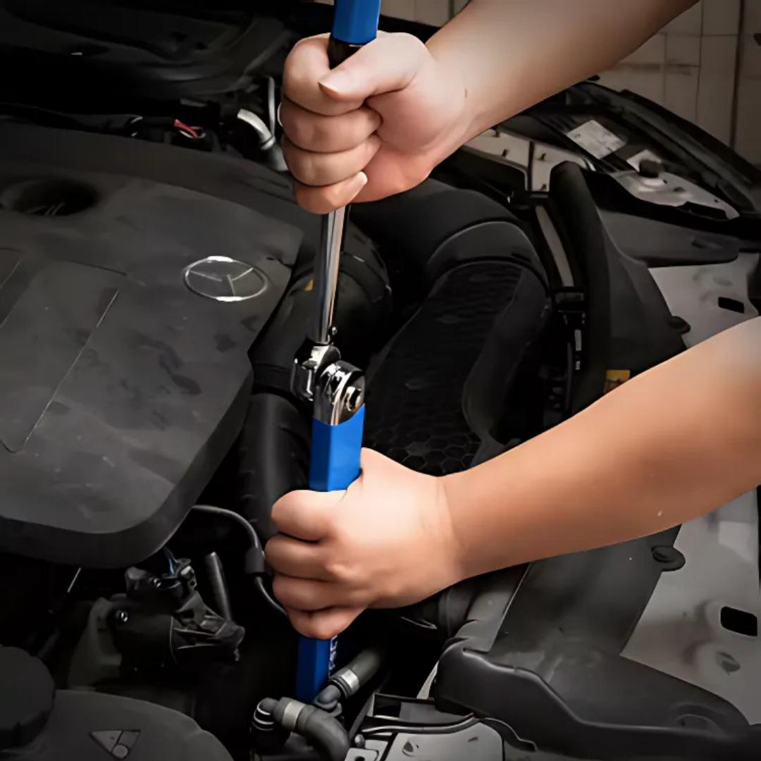 FlexiTorque™ – La Clé à Douille 2-en-1 Intelligente pour les Travaux en Endroits Difficiles d'Accès