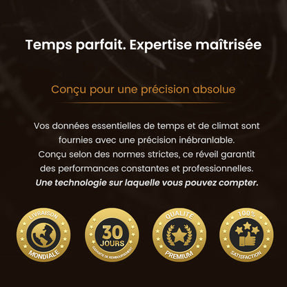 ClimaGlow™ – Station Météo Intelligente avec Affichage LED & Fonctions Polyvalentes