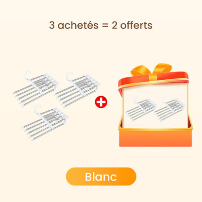 Ordiva™ – Porte-Pantalons Multifonctionnel 5 en 1