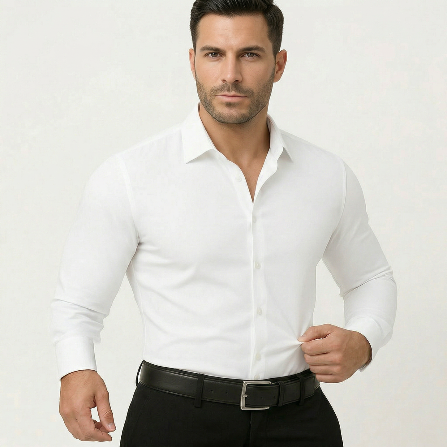 Norvello™ Chemise Stretch Sans Repassage Homme