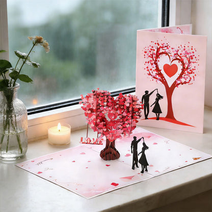 AmoraFold™ 3D Carte d’amour – Un moment qui s’épanouit à l’ouverture