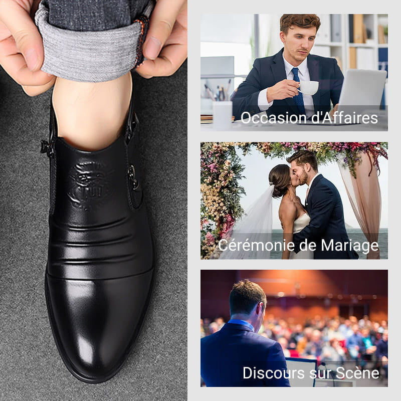 VÉLORIX™ – Bottines Homme en Cuir Premium