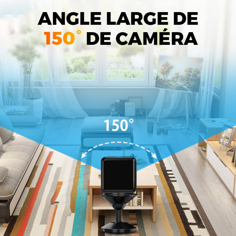 Securvia™ - Mini Caméra Intelligente HD 1080p avec Vision Nocturne