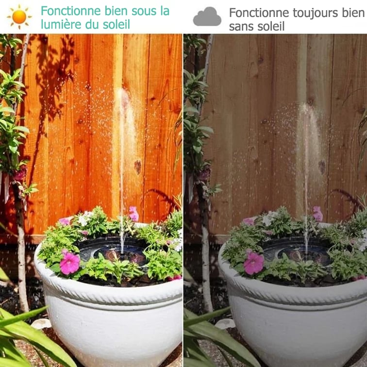 Aquasolys™ Fontaine Solaire de Jardin – Élégance Naturelle