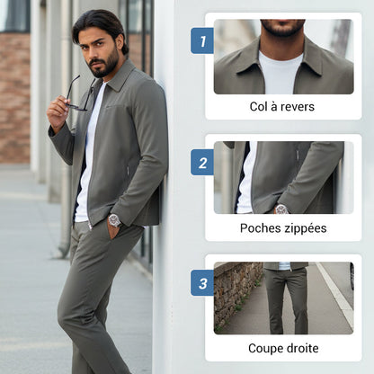 Velaro™ Ensemble 2 Pièces pour Homme – Élégance Décontractée au Quotidien