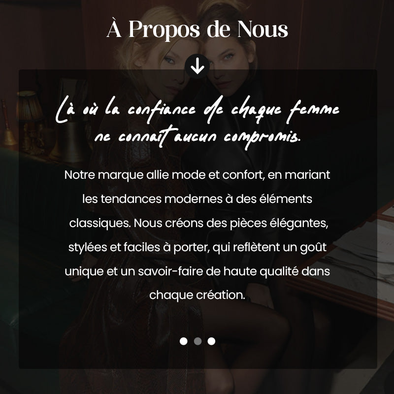 Éloria™ Slim Set – Une élégance intemporelle qui s'adapte à vous