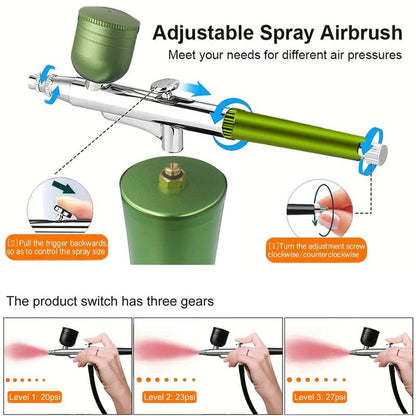 Aerolisse™ Kit Aérographe Portable – Précision & Créativité Sans Fil