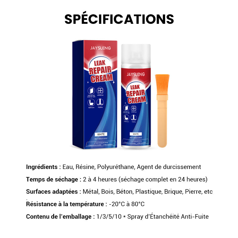 AquaBlocker™ – Spray d’Étanchéité Protecteur pour Réparations Domestiques