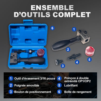 Torqueva Pro™ – Kit de Sertissage pour Tuyaux de Frein