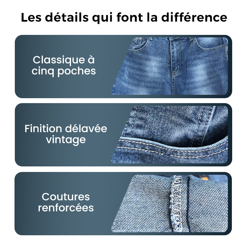Denvaris™ - Jean Homme Coupe Droite