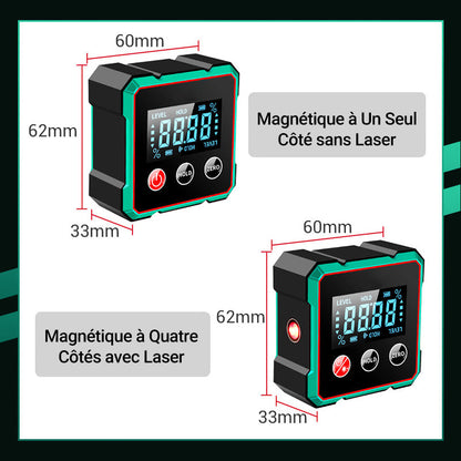ProAngle™ – Détecteur d’Angle Numérique Magnétique avec Laser Électronique