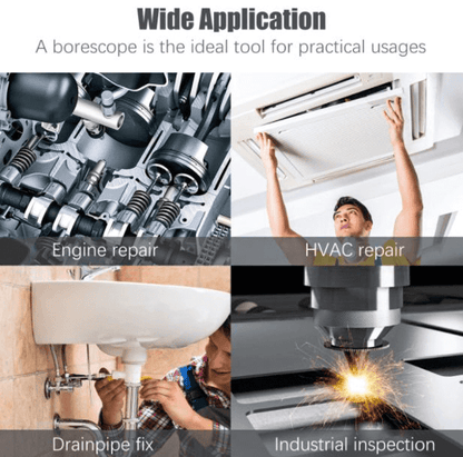 Inspectra™ – Caméra Endoscopique HD Ultra-Fine 3-en-1 Étanche