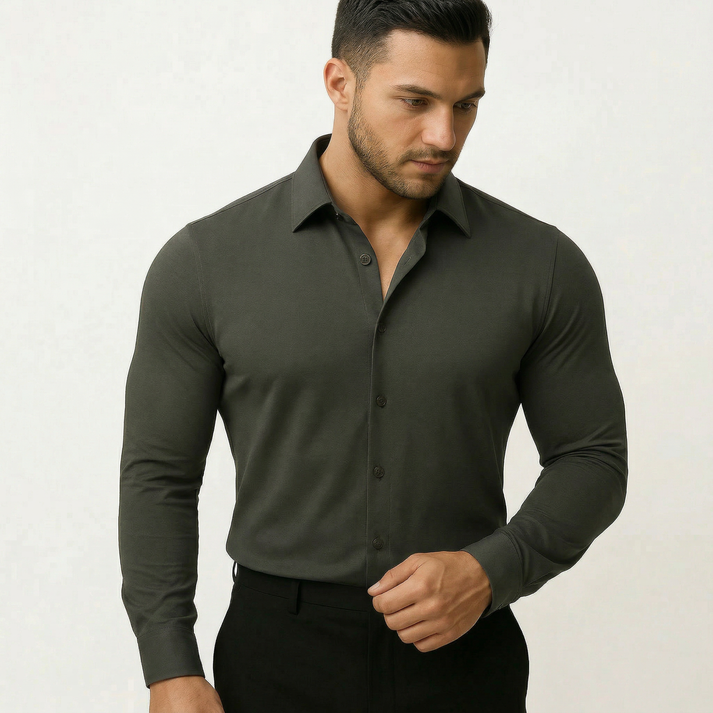 Norvello™ Chemise Stretch Sans Repassage Homme