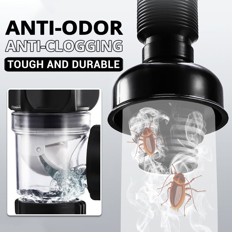 FlexiDrain™ - Tuyau d’Évacuation Télescopique pour Lavabo