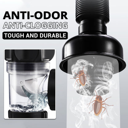 FlexiDrain™ - Tuyau d’Évacuation Télescopique pour Lavabo