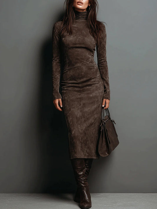 Robe Midi en DaimContour™