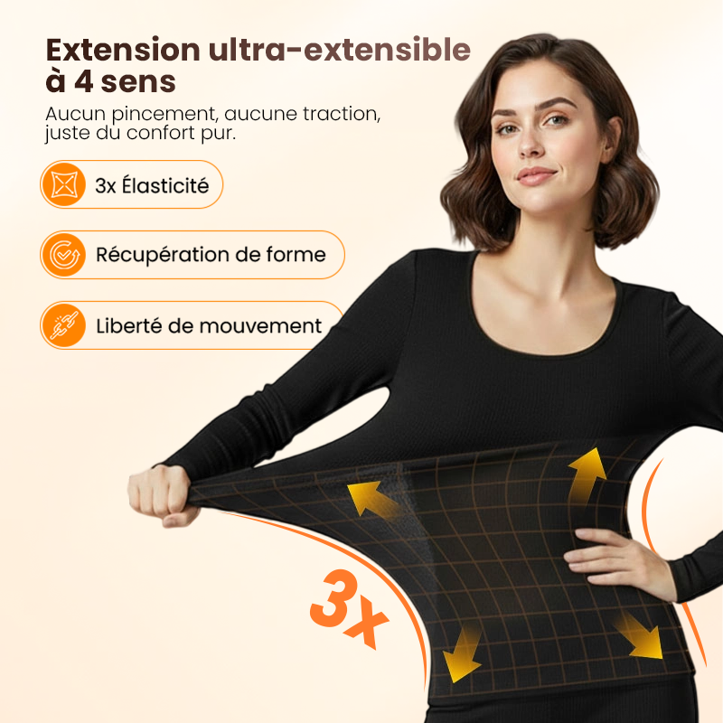AeroTech - L'ensemble thermique sans couture pour une chaleur invisible