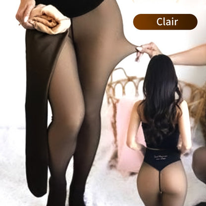 VeluraFrost™ – Collants d’hiver effet transparent & chaleur discrète