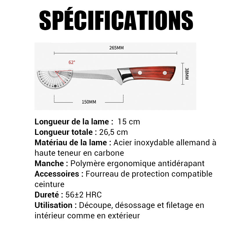 Lamevia Signature™ – Couteaux de Cuisine Premium à Tranchant Précis