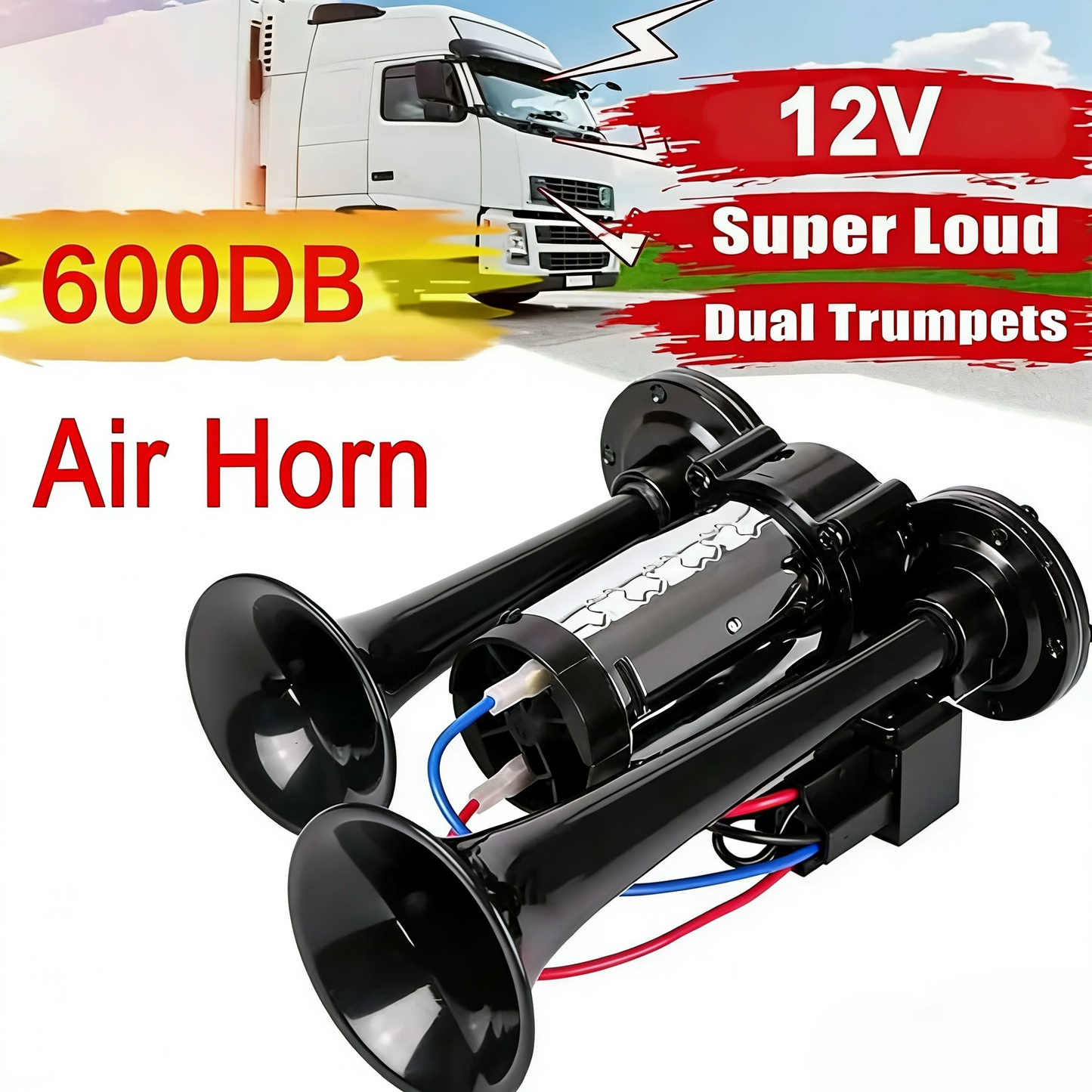 ThunderHorn™ - Klaxon à Air Haute Puissance